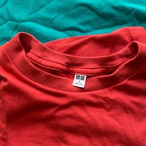 T shirt Uniqlo Men's S Red